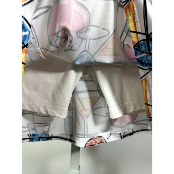 B-SKINZ Women's Cheers Golf/Athletic Skort/Skirt White Size Extra Small - Picture 4 of 6